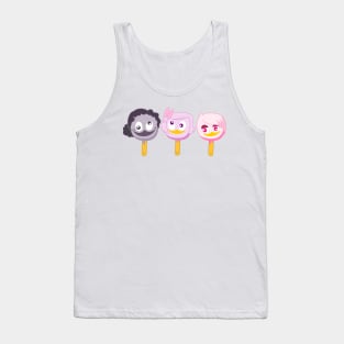 DuckTales  Webby Lena and Violet ice cream Tank Top